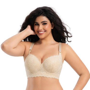 Underwire bra to control breast augmentation and prevent sagging